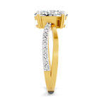 Sancia Intertwined Oval Lab Grown Diamond Ring