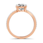 Vespera Intertwined Round Lab Grown Diamond Ring