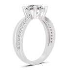 Vespera Intertwined Round Lab Grown Diamond Ring
