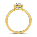 Vespera Intertwined Round Lab Grown Diamond Ring