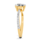Vespera Intertwined Round Lab Grown Diamond Ring