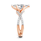 Blandina Intersecting Marquise Lab Grown Diamond Ring