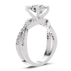 Aureliana Intersecting Pear Lab Grown Diamond Ring