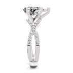 Aureliana Intersecting Pear Lab Grown Diamond Ring