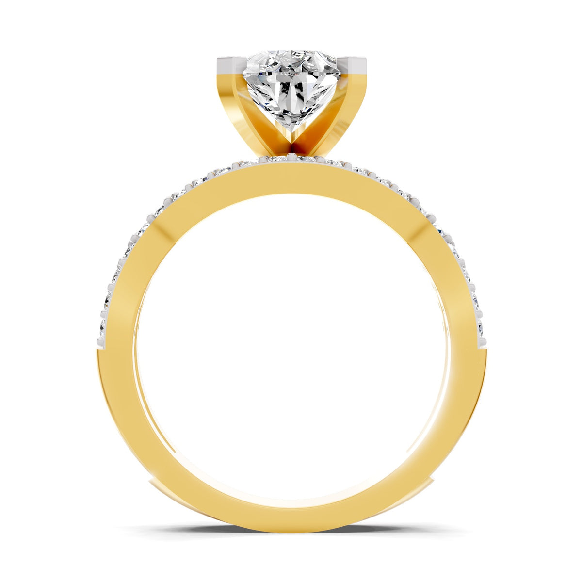 Aureliana Intersecting Pear Lab Grown Diamond Ring