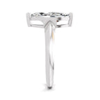 Eldarosa Ridged Marquise Lab Grown Diamond Ring