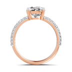 Eligia Accented Round Lab Grown Diamond Ring