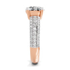 Eligia Accented Round Lab Grown Diamond Ring