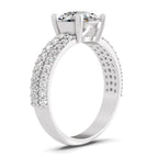 Eligia Accented Round Lab Grown Diamond Ring