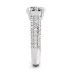 Eligia Accented Round Lab Grown Diamond Ring