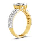 Eligia Accented Round Lab Grown Diamond Ring