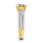 Eligia Accented Round Lab Grown Diamond Ring