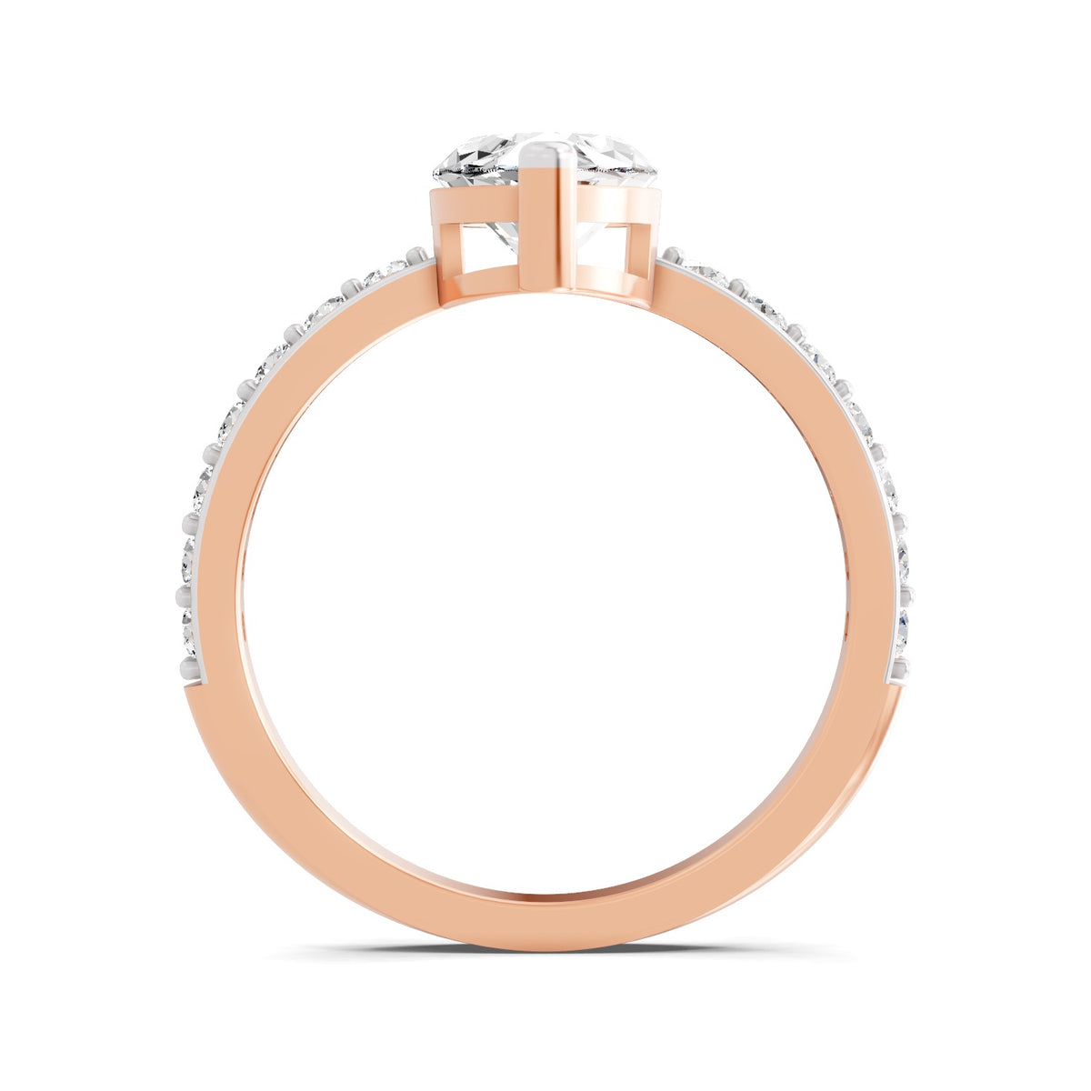 Ombretta Scalloped Marquise Lab Grown Diamond Ring