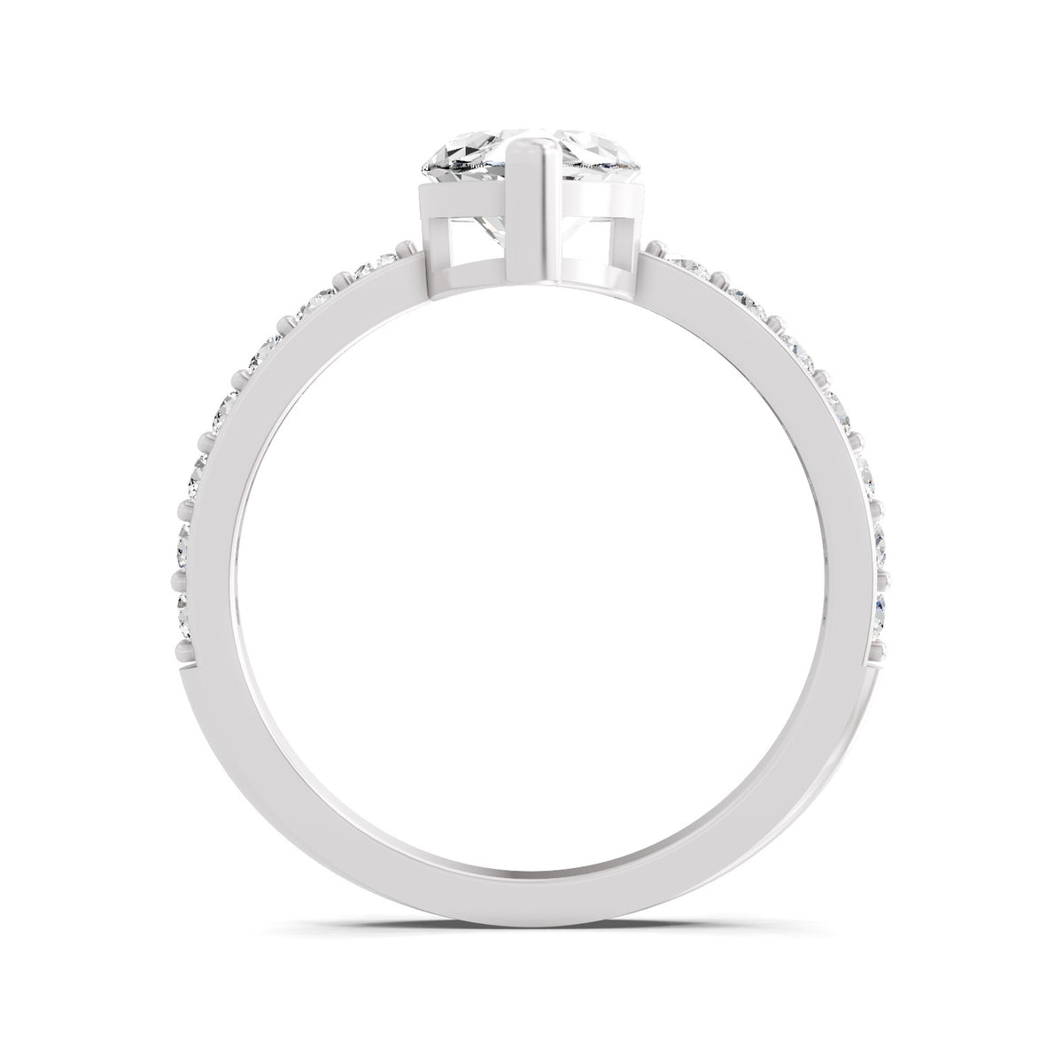 Ombretta Scalloped Marquise Lab Grown Diamond Ring