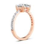 Marinetta Scalloped Pear Lab Grown Diamond Ring