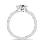 Marinetta Scalloped Pear Lab Grown Diamond Ring