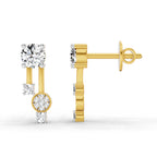 0.61 Ct Diamond Drop Earrings 14K