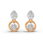 0.65 Ct Earrings 14K - Rose Gold