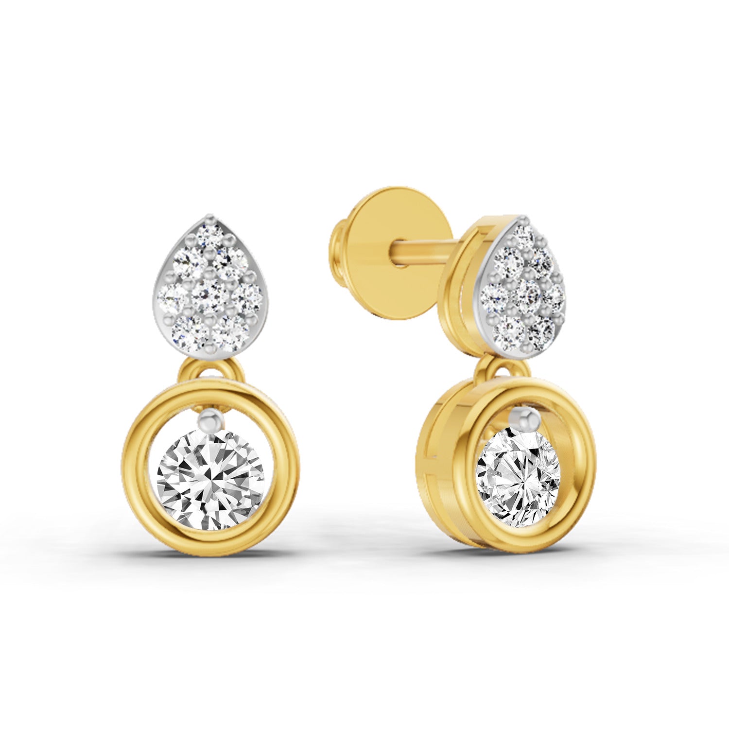 0.65 Ct Earrings 14K