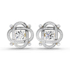 1.31 Carat Round Fashion Earrings 14K