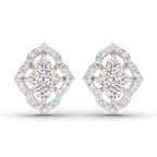 0.45 Carat Round Fashion Earrings 14K - Rose Gold