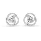 0.71 Carat Round Stud Earrings 14K - Rose Gold