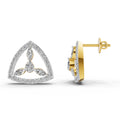 1.42 Carat Eterna Trinity Diamond Earrings 14K