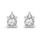 0.46 Carat Pear Eternal Drop Diamond Earrings 14K - Rose Gold
