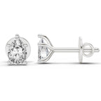 0.46 Carat Pear Eternal Drop Diamond Earrings 14K - White Gold