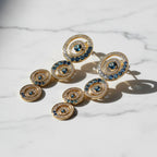 3.66 Carat 14K Gold Celestial Blue Cascade