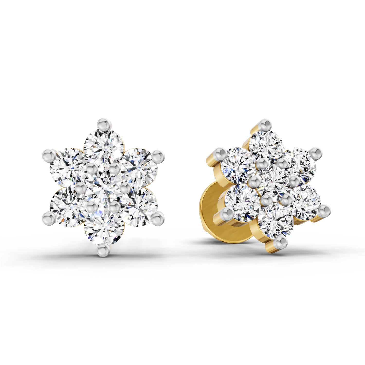 0.97 Ct Earrings 14K
