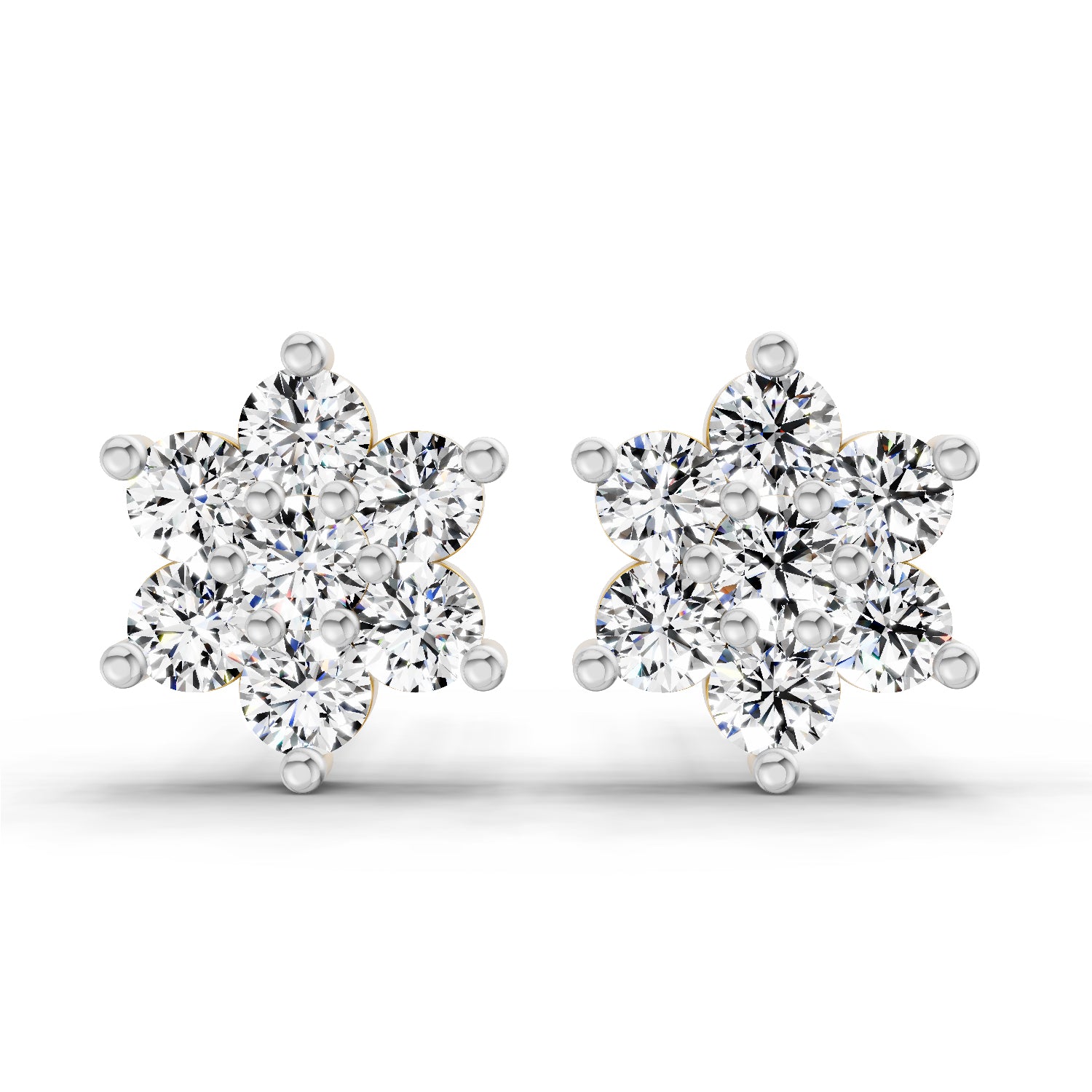 0.97 Ct Earrings 14K