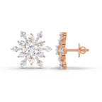 1.40 Ct Earrings 14K - Rose Gold