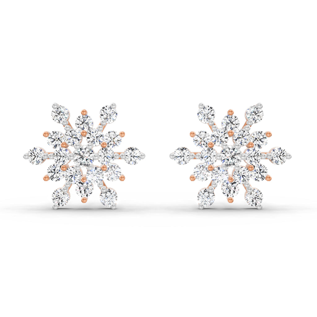 1.40 Ct Earrings 14K - Rose Gold