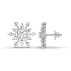 1.40 Ct Earrings 14K - White Gold
