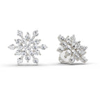 1.40 Ct Earrings 14K - White Gold