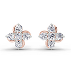 0.35 Carat Diamond Stud Earrings 14K - Rose Gold