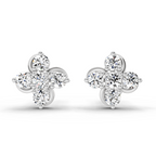 0.35 Carat Diamond Stud Earrings 14K - White Gold
