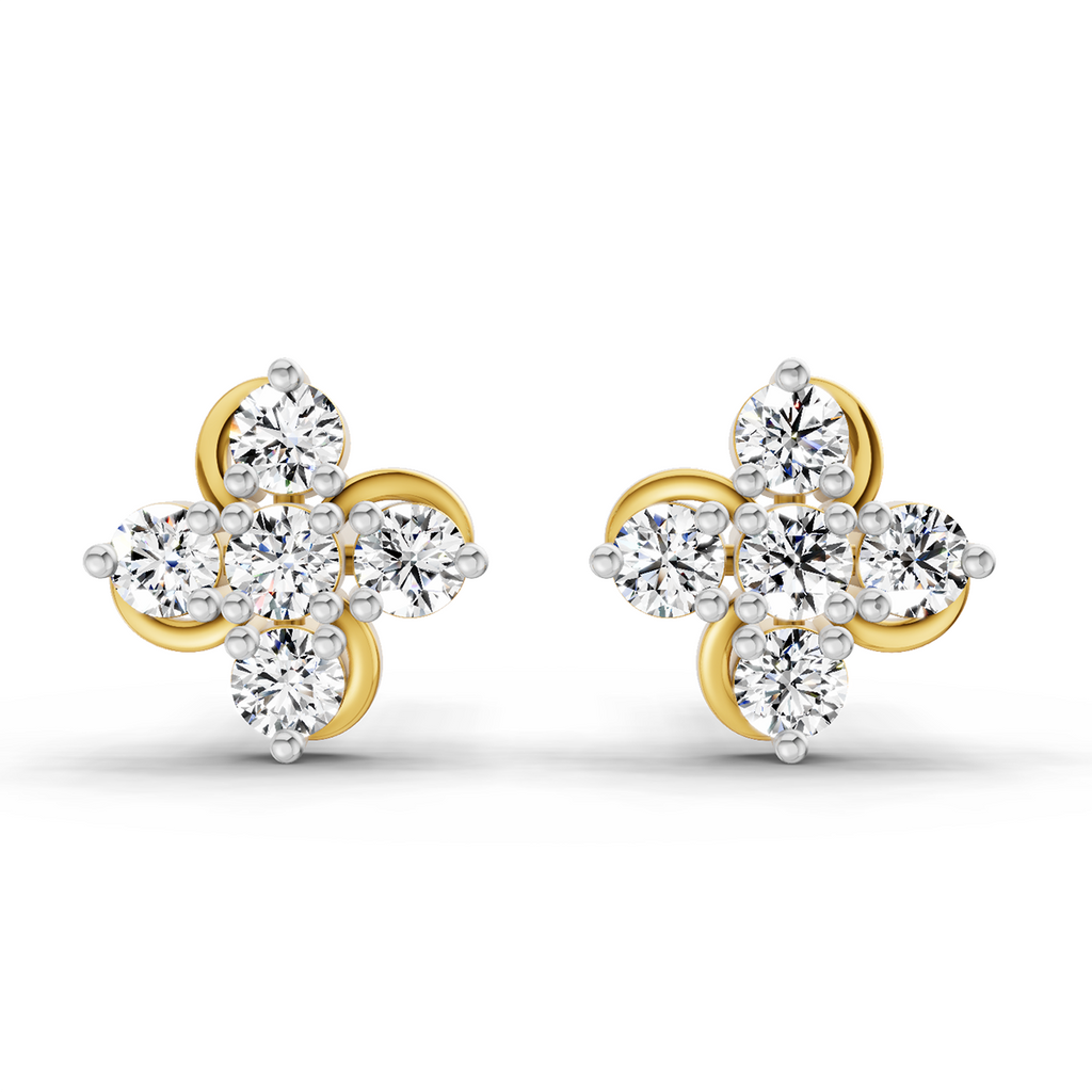 0.35 Carat Diamond Stud Earrings 14K