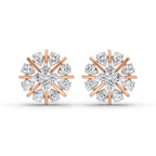 0.87 Carat Teardrop Earrings 14K - Rose Gold