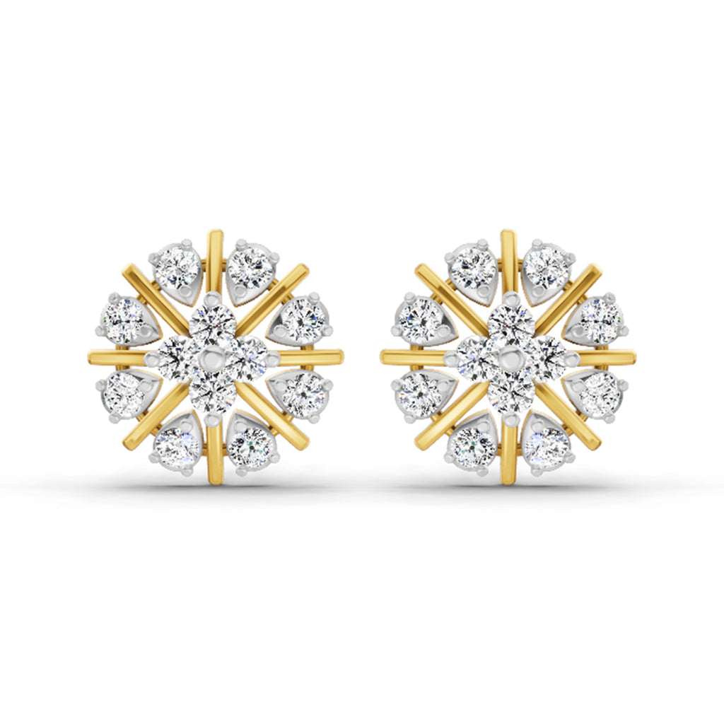 0.87 Carat Teardrop Earrings 14K