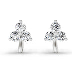 0.35 Ct Earrings 14K - White Gold