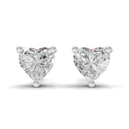 0.53 Carat heart-shaped Diamond Earrings 14K - Rose Gold