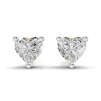 0.53 Carat heart-shaped Diamond Earrings 14K