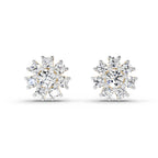 2.89 Carat Halo Diamond Earrings 14K