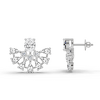 2.27 Carat Stud Earrings 14K - White Gold