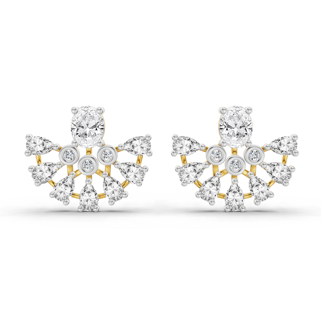 2.27 Carat Stud Earrings 14K