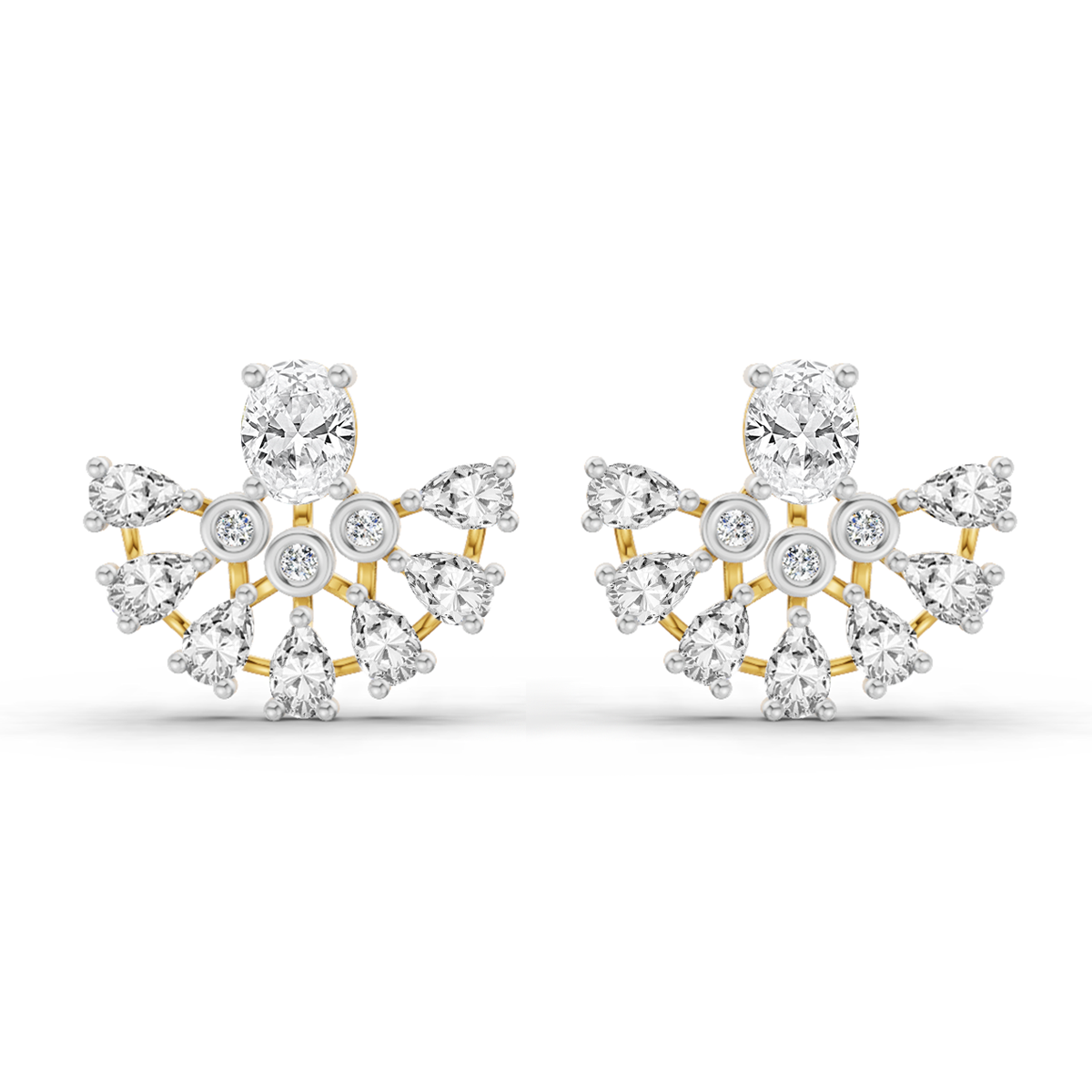 2.27 Carat Stud Earrings 14K