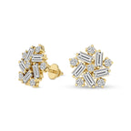 2.26 Carat Fancy Stud Earrings 14K