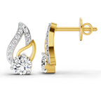 0.60 Carat Round Stud Earrings 14K